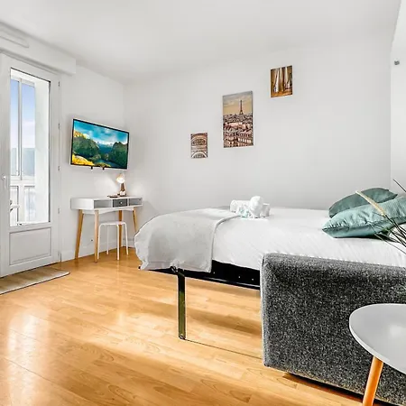 Coloc Happy Place - Belle Colocation De 3 Chambres - Wifi Gratuit 招待所 *